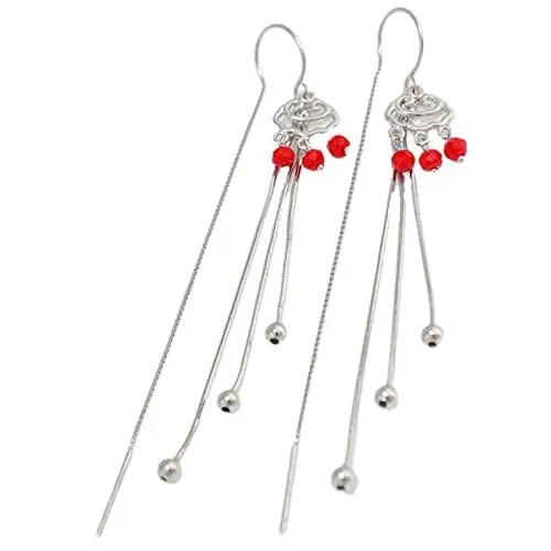 Produktbild: SOIMISS Elegante Ohrschmuck-vintage-ohrringe mit Quastenkette Aus Sterlingsilber für
