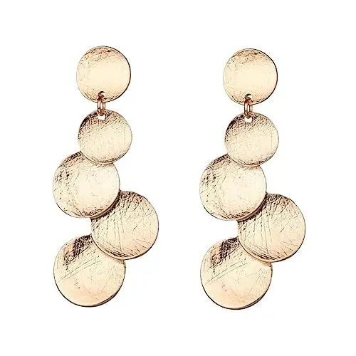 Produktbild: SOIMISS 1 Paar Ohrringe für Frauen Strass-Ohr Kreis Ohrringe Ornament-Ohrringe schimmernde Ohrringe kolczyki damskie ohrringe gold gold-ohrringe Damen Ohrringe übertriebene Ohrringe Golden