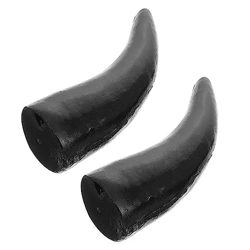 Produktbild: SOIMISS 2 Stücke Kunststoff Kopfschmuck Bulls Hörner Halloween Kostüme Stirnband Hörner Haar Decor