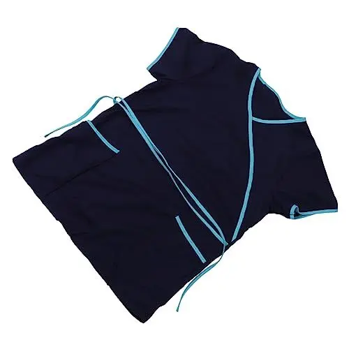 Produktbild: SOIMISS 1 STK Krankenpflegeuniform marineblauer Anzug medizinische Peelings Jogginganzug Oben schrubben Oberteile Damen medizinische Uniform mit V-Ausschnitt Kosmetikbekleidung Polyester