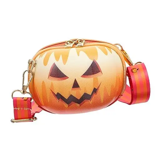 Produktbild: SOIMISS Damen Kürbis Handtasche Halloween Tasche Crossbody Handtasche Halloween Handtasche Casual Bag Fashion Kürbis Geldbörse