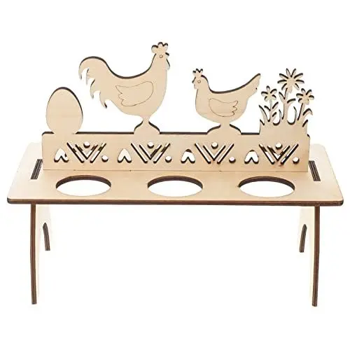 Produktbild: SOIMISS 1stk Ostereiständer 6 Eierhalter Eierständer Karussellgestell Für Kosmetika Cupcake-ständer Für Ostern Aufbewahrungsständer Für Ostereier Ostertortenständer Küken Henne