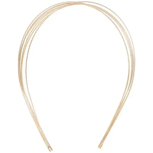 Produktbild: SOIMISS 1stk Stirnband Mädchen Glitzer Haarreif Unisex-haarreifen Frühling Stirnbänder Frauen Frühlingsstirnbänder Damen Gold Ketten Haarreif Haarschmuck Krone Metall Einstellen Braut