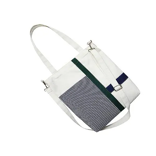 Produktbild: SOIMISS Elegante Lady Canvas Schultertasche Reversible Einkaufstasche Große Kapazität für Mode