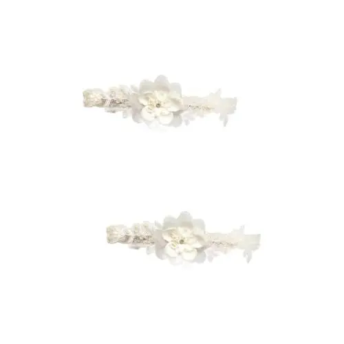 Produktbild: SOIMISS 2St Brautstrumpfband Ceremony elegant prrety Women brautkleid Dance Party Strapsen Beinring der Braut Beinring für die Braut Hochzeitsstrumpfband Hochzeit Braut Strumpfband Beige