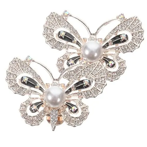 Produktbild: SOIMISS 2St High Heels dekorative Schnalle Schuhclips für die Hochzeit Damenschuhe für die Arbeit women shoes damensneakerschuhe Braut Schuhclips Strass Schuhclips für Pumps mit Absatz