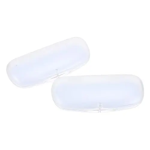 Produktbild: SOIMISS 2 Stück Boxen Brillenetui Kunststoff-Organizer-Box Kunststoffständer Glaswaren Trinkgläser Reisebehälter Headset-Halterung Brillenetui Brillenetuis Pvc-Brillenetui Brillenhalter