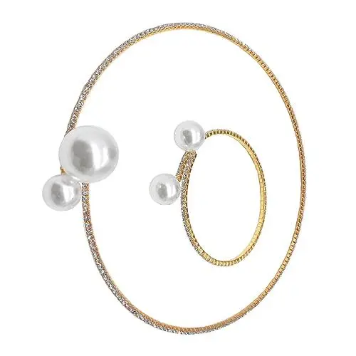 Produktbild: SOIMISS Ketten-halsketten-set Für Die Braut Damen-armband-halsketten-set Eleganter Brautschmuck Hochzeitskleid-accessoire
