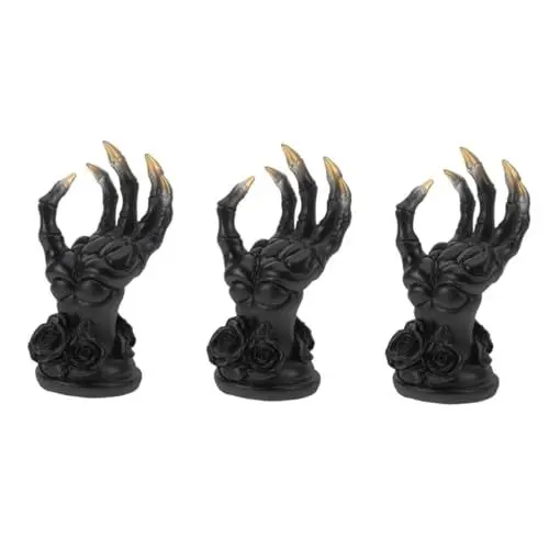 Produktbild: SOIMISS 3 Stück Harz Schmuckständer Armband Ausstellungsständer Halloween Tischdekoration Zombie Hand Schmuckhalter Ohrring Organizer Halloween Wohnaccessoires Armbandhalter