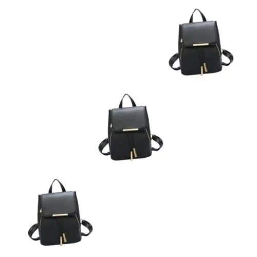 Produktbild: SOIMISS 3 Teiliger Schulrucksack Modischer Rucksack Damenrucksack Schwarz