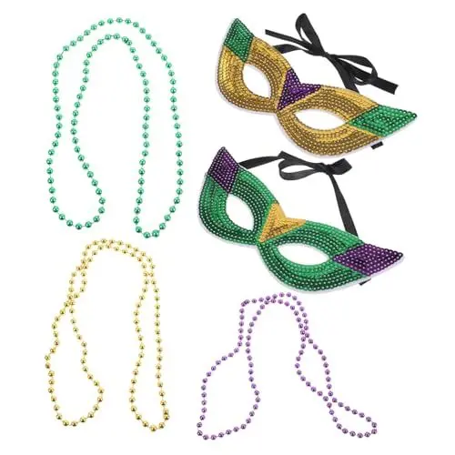 Produktbild: SOIMISS 4 Sätze Karnevalsmaske Karneval Partydekorationen Karnevalsparty Masken Karnevalsdekorationen Für Party Maskeradekostüm Karneval Maskerade Party-pailletten-masken Plastik