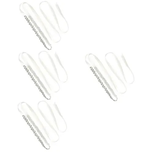 Produktbild: SOIMISS 4 Stück Gürtel Aus Strass Brautgürtel Mit Perlen Perlengürtel Hochzeitsgürtel Für Braut Strassgürtel Für Die Braut Gürtel Für Brautkleider Glitzergürtel Strasssteine Silver
