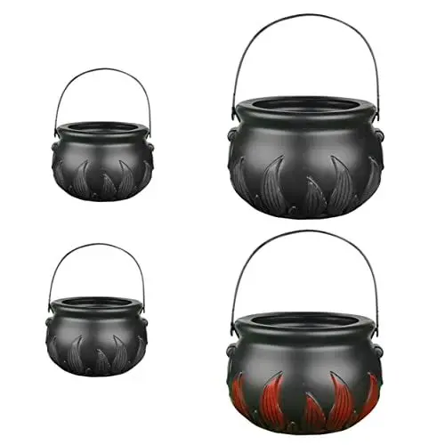 Produktbild: SOIMISS 4 Stück Halloween Zaubertrank Eimer Teiliges aus Tragbarem Süßigkeitenbehälter für Halloween Partys und Süßigkeitenlagerung