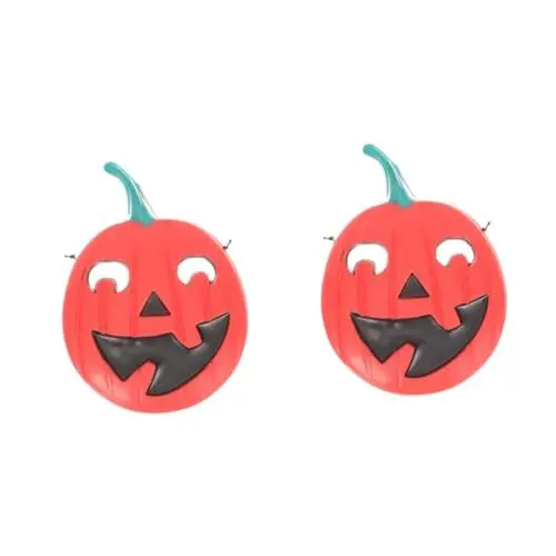 Produktbild: SOIMISS 4 Stück Halloween-maske Halloween-gruselmasken Halloween-gesichtsmaske Streichmaske Für Halloween Schreckliche Kürbismasken Gruseliges Kürbiskostüm Halloween-requisite Rot Plastik