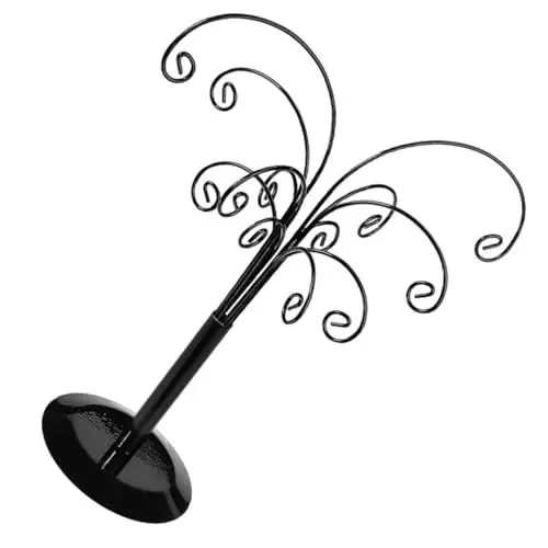 Produktbild: SOIMISS 4 Stück Organisator für Ohrringe Schmuckständer Halloween-Baumschmuck aufbewahrung für schmuck schmuck-aufbewahrung Schmuck-Organizer Aufbewahrungsregal für Ohrringe Schmiedeeisen