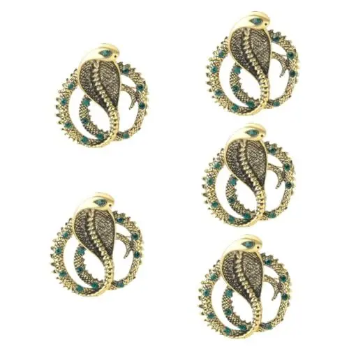 Produktbild: SOIMISS 5 Stück Brosche Schlange Brosche Pin Kleidung Brosche Pin Brosche Pin Für Kleidung Hut Brosche Damen Kleidung Anstecknadel Strass Brosche Pin Brosche Pin Damen Brosche
