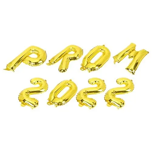 Produktbild: SOIMISS 8 Stk Abschlussballon-set Grad Ballon Abschluss Ballons Abschlussfeier Kulisse Nummer 2022 Abschlussball 2022 Ballonbanner 2022 Heliumballon Abschlussprojekt Metall Aluminiumfolie