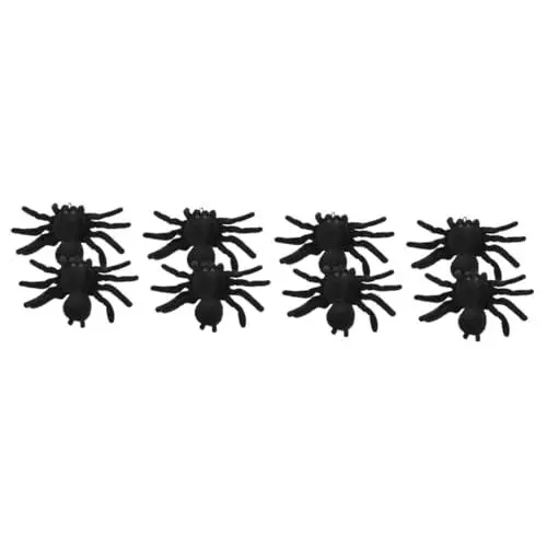 Produktbild: SOIMISS 8 Stk Spinnenbrosche Anhänger Tierbrosche schwarzer Spinnenplüsch Plüsch-Spinnenbrosche Niedliche Spinnenbrosche halloween deko spinnenfänger Kleidung Brosche dekorative Stifte