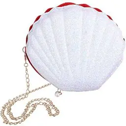 Produktbild: SOIMISS Frauen Mädchen Glitter Pailletten Muschel Kreuz- Körper Tasche Kette Schulter Taschen Mini Perle Shell Handtasche Abend Kupplung Handtasche