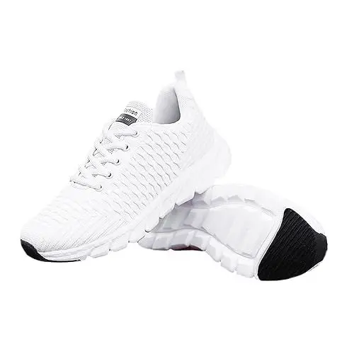 Produktbild: SOIMISS Sneaker Modische Laufschuhe Bequeme Damen-Schuhe Atmungsaktiv Joggingschuhe Weiß Gr. 41