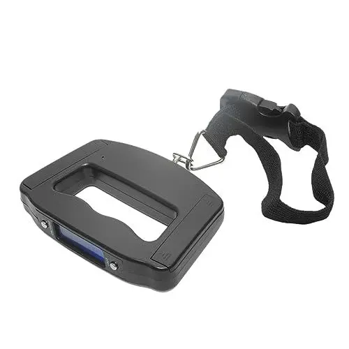 Produktbild: SOIMISS Gepäckwaage gepäckträger kofferablage baggage weight scale Kofferwaage mit Temperaturanzeige Kofferwaage mit automatischer Abschaltung 50 kg digitale Kofferwaage Black