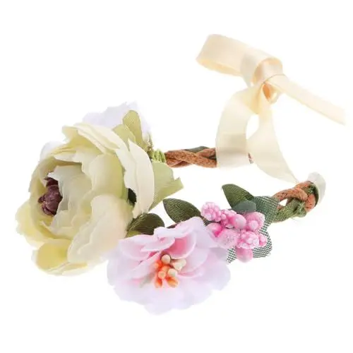 Produktbild: SOIMISS Haustier Blume Stirnband Katze Hund Welpen Entzückende Floral Haarband Pet Headwear Nette Pet Floral Kranz