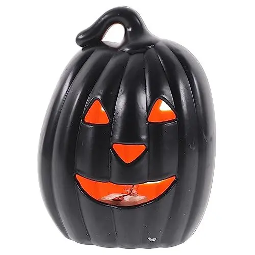 Produktbild: SOIMISS Leuchtende Kürbislaterne für Halloween Dekorative Tischlampe für Drinnen und Draußen für Partys Herbstdekoration und für Freunde Energieeffizient und Festlich
