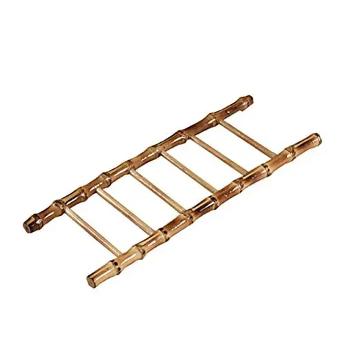 Produktbild: SOIMISS Miniatur-Bambusleiter, Holz, Dekorative Leiter, Miniatur, Schiebe, Bibliothek, Garten, Dekoration, Fotografie, Teezeremonie, Geschenk, Assorted Color, 25X8X1cm