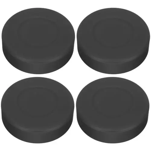 Produktbild: SOIMISS Puck Eishockey Hockey-Spielzeug 4 Stück Eishockey-Pucks Professioneller Wettkampf Tägliches Training Schwarz Sport