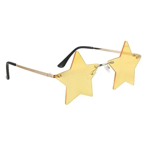 Produktbild: SOIMISS Randlose Sonnenbrille Mit Einzigartigem Design Spaßbrille Für Partys Festivals Und Strand Uv-schutz Leicht Und Tragbar Für Täglich Und Besondere Anlässe