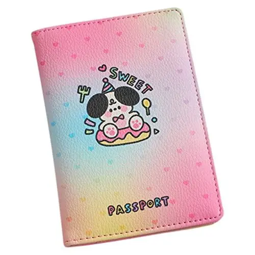 Produktbild: SOIMISS Reisehalstasche für Reisepass passieren Reiseutensilien Passport Covers reiseartikel Kleiner Kreditkartenhalter für Frauen Kleines Portemonnaie für Damen mit Kartenhalter PU-Leder