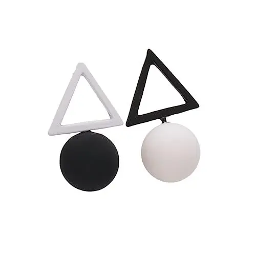 Produktbild: SOIMISS Sterne Ohrstecker asymmetrische ohrringe geometrische ohrringe sevgiliye hediye weihnachtsmitbringsel Ohrstecker für Damen dreieckige Ohrringe Dreiecksohrringe für Frauen