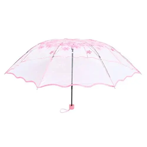 Produktbild: SOIMISS Reise-regenschirm Mit Blumenmuster Automatisches Öffnen/aufrollen Für Regen Und Sonne Für Alle Altersgruppen