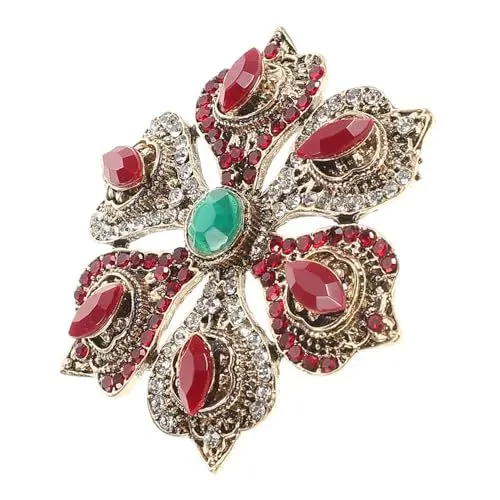 Produktbild: SOIMISS Weihnachtsbrosche Vintage-brosche Für Frauen Schneeflocken-brosche Schmuck Perfekt Für Jubiläumskleider