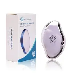 Produktbild: Soinapro Crystal Nano Haarentferner | Premium-Haarentfernung für Frauen und Männer | Effizientes Haarentfernungsgerät | Verbesserter Nano-Glaskristall-Haarentferner mit sanftem Hautpeeling-Silber