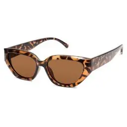 Produktbild: SOJOS Cateye Polarisiert Sonnenbrille Damen Vintage Eckig Retro Coole Frauen Schmale UV400 Schutz Klassische Outdoor Moderne Sonnenbrillen SJ2237 mit Schildpatt Gestell Braun Linse