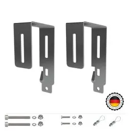 Produktbild: Solar Haken Balkon passend für Solarpanel Balkonkraftwerk Befestigung Eckig bis 150mm