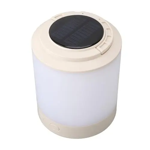 Produktbild: Solarlade-Campinglaterne mit Warmem Licht und RGB-Modi, Tragbare Notfall-Zeltleuchte Zum Wandern, Ausgehen, Schlafzimmer und Lesen