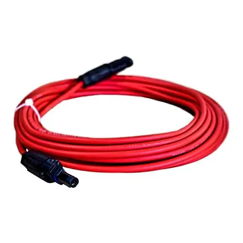 Produktbild: Solarkabel Verlängerungskabel 4mm² mit Solarsteckern rot 10m