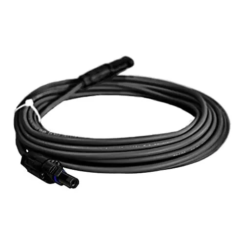 Produktbild: Solarkabel Verlängerungskabel 4mm² mit Solarsteckern schwarz 50m