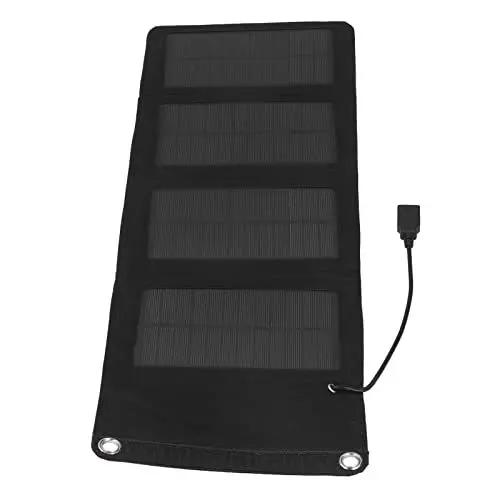 Produktbild: Solar-Ladegerät, Faltbar, Mobile Stromversorgung, 7 W, für Mobiltelefone, Tragbar, Solarenergie, Powerbank, Ladegerät, Power mit Faltbarem Akku, Ladegerät, Akku-Aufladung Zum
