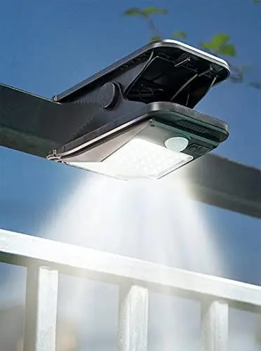 Produktbild: Sunboia Solarlampen für Außen mit Bewegungsmelder,Solar-Sicherheitsleuchten Außenbereich,Campinglampe,72 LEDs Solarleuchten Clips IP65 wasserdicht für Zaun,Terrasse,Garten,Wandleuchte