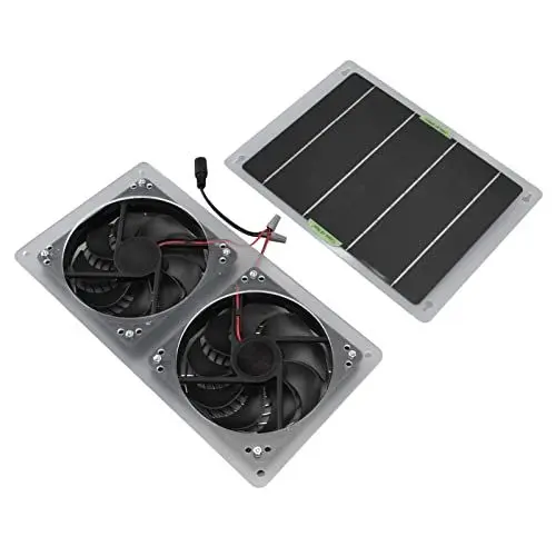 Produktbild: Solarlüfter-Kit, 100-W-Solarpanel-Lüfter für Gewächshäuser
