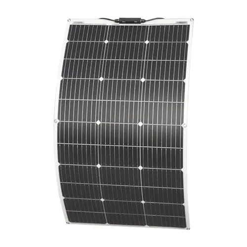 Produktbild: SolarPanel Flexibel 100W Monokristallines Solarmodule Solarladegerät Photovoltaik Panel Solarzelle Solaranlage Off-Grid AGM, Wohnmobil, Auto, Boot