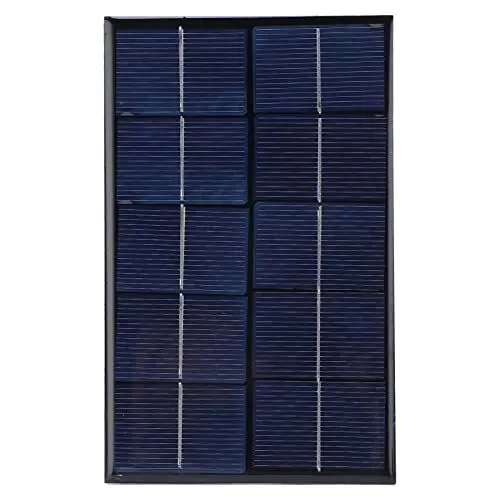 Produktbild: Solarpanel-Kit, Solar-Ladegerät, 2 W, 5 V, hocheffizient, wasserdicht, tragbar, Mini-Solar-Powerbank für kleine Lüftermotoren, LED-Licht, Mobiltelefone