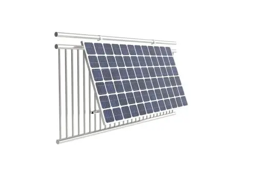 Produktbild: Solarsys® - Balkonkraftwerk Balkonhalterung TÜV-Zertifika Verstellbar 0°-30° Solarmodul Halterung Alu, Halterung zum Befestigen von PV Photovoltaik Solarmodul Solarpanel am Balkongeländer