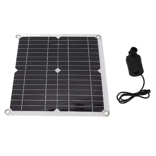 Produktbild: Solar-Wasserpumpen-Set, Gartenbrunnenpumpe, 50 W, Bewässerungs-Timing-Controller für die Bewässerung, Kontinuierlicher Strom, Dc12V-Pumpen