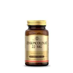 Produktbild: SOLGAR® Zinkpicolinat | Hohe Bioverfügbarkeit durch organische Verbindung | Für Immunsystem & Haut, Haare, Nägel | 100 vegane Tabletten