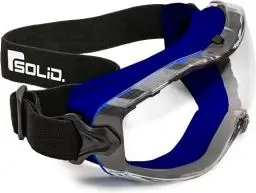 Produktbild: SolidWork Perfekt Sitzende Schutzbrille Staubdichte Arbeitsschutzbrille Mit Universeller Passform - Für Brillenträger Geeignet - (Dunkelblau)