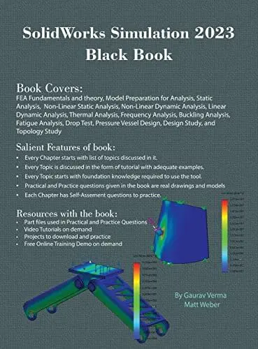 Produktbild: SolidWorks Simulation 2023 Black Book